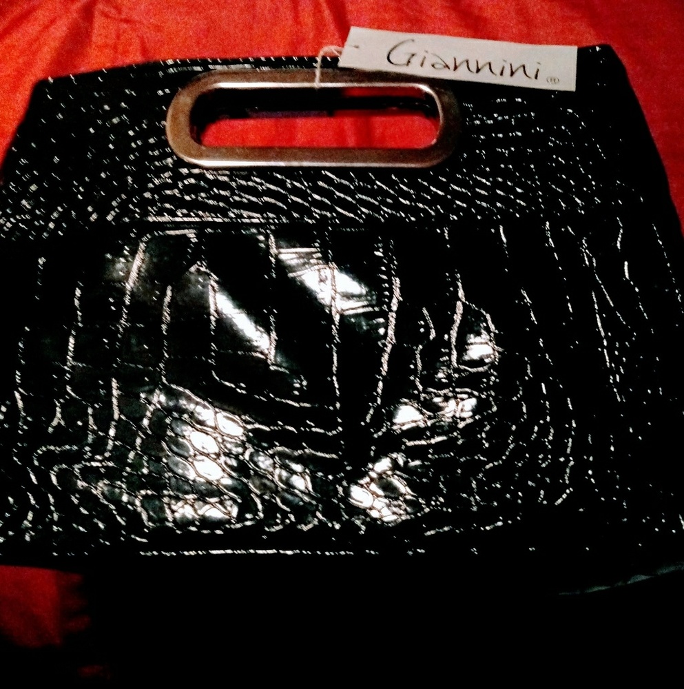 Giannini Genuine Faux Leather Clutch
